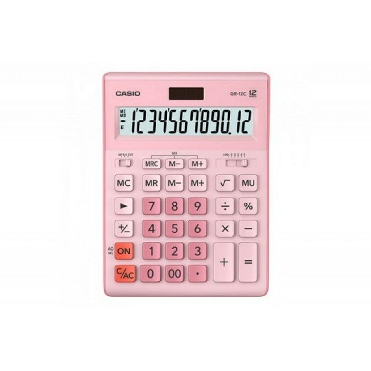 Kalkulators Casio GR-12C Melns Plastmasa